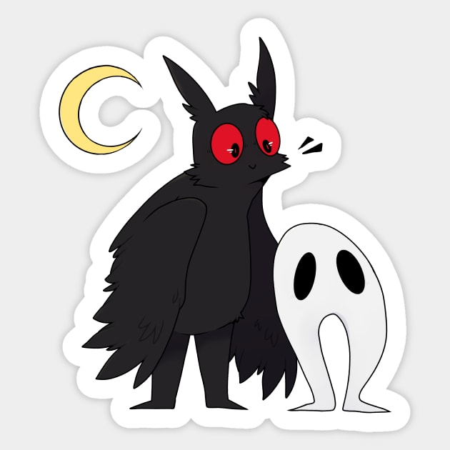 Cryptid Buddies! Sticker by SporkSpagel